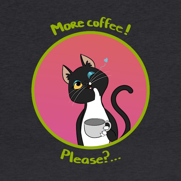 More coffee Kitty by KawaiiFer